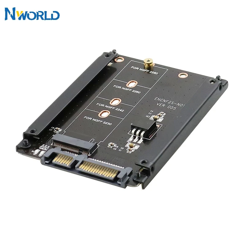 6 ГБ/сек. металлический чехол B + M ключ M.2 NGFF SSD до 2 5 SATA разъем питания адаптер карта