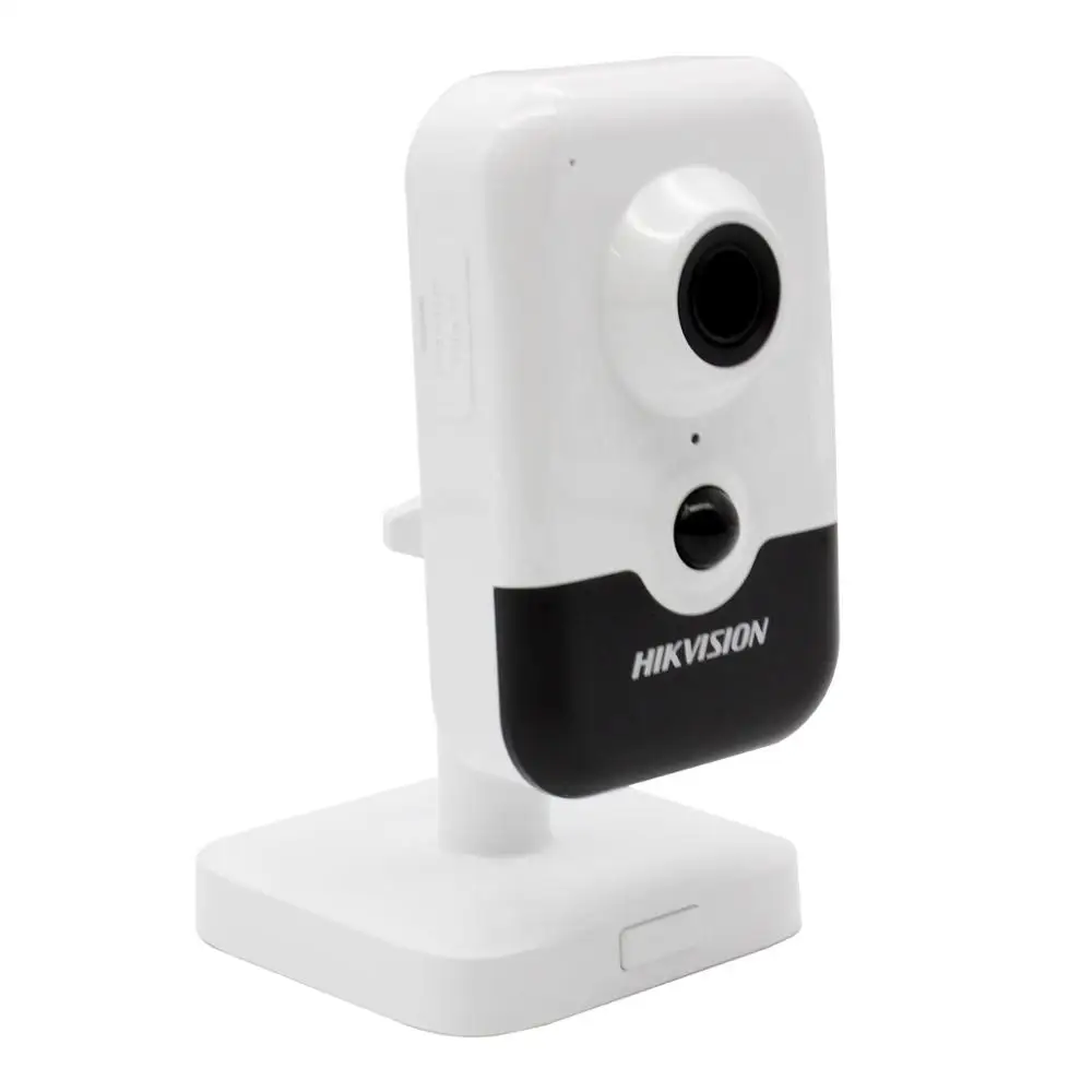 Hikvision Домашняя безопасность Wi-Fi камера PoE DS-2CD2443G0-IW 4MP ИК фиксированный куб Беспроводная ip-камера встроенный динамик H.265