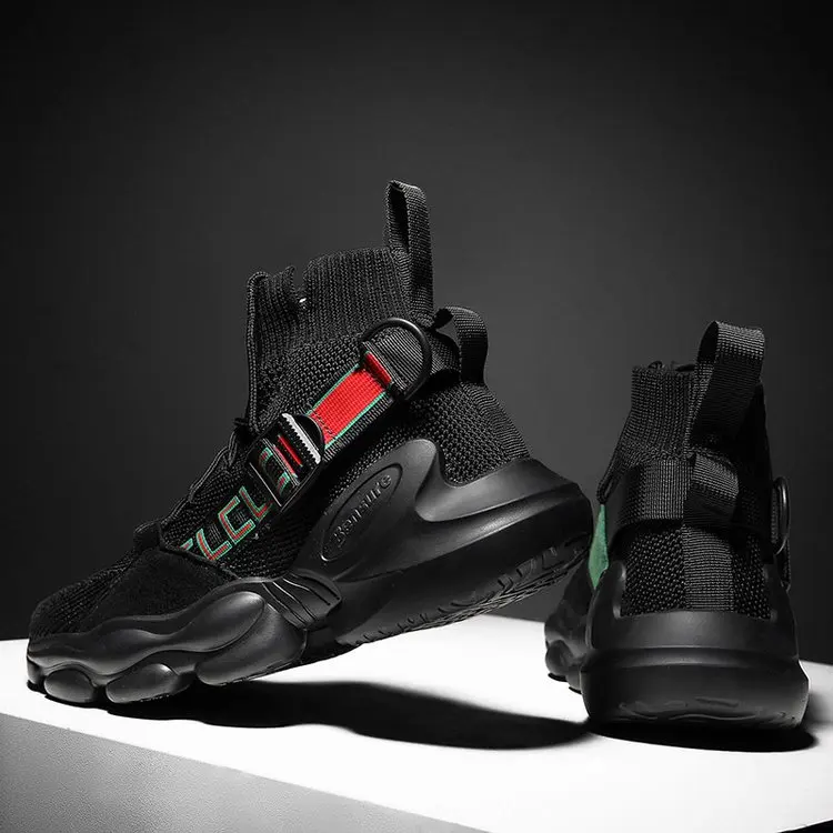 2020 уличная танцевальная обувь мужские массивные кроссовки высокие ботинки