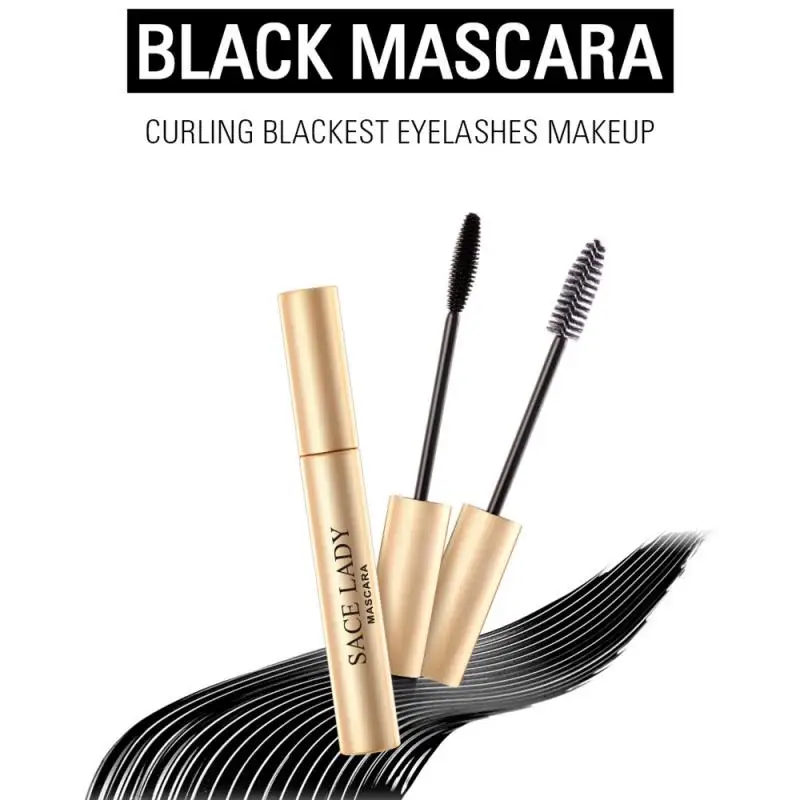 

Тушь для ресниц 4D из шелкового волокна 1 шт., объемная Водонепроницаемая густая тушь для наращивания ресниц, натуральный макияж, TSLM1