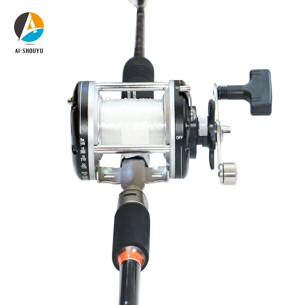 Удочка для джиггинга на лодке морской рыбалки 1 68 м 2 FUJI Reel Seat 100 300 г углеродное