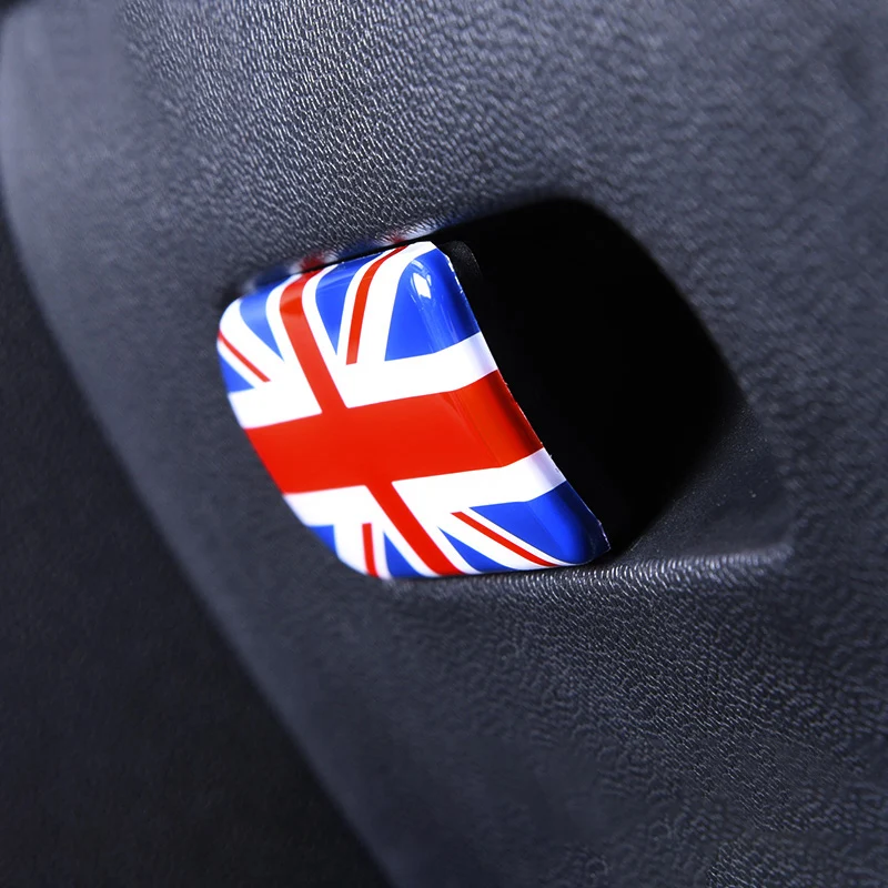 Car Glove box handle decoration Storage box cover sticker Car styling Accessories For MINI Clubman COOPER F54 F60 Countryman