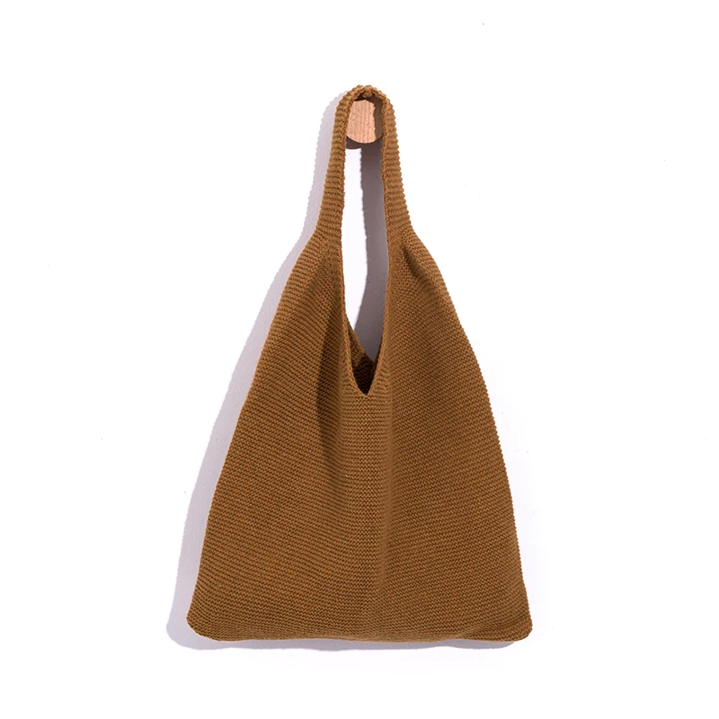 

Women Fall & winter Trendy Soft Knitting Big Capacity Tote Bag