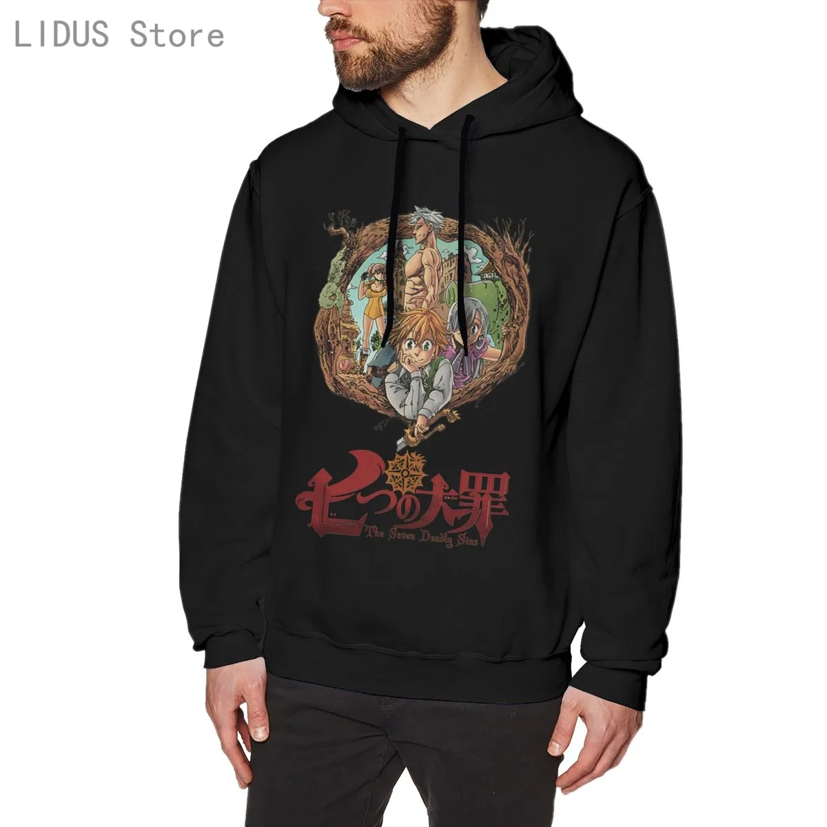 

Anime The Seven Deadly Sins Hoodie Cotton Sweatshirts Comfortable Creativity Streetwear Hoodies