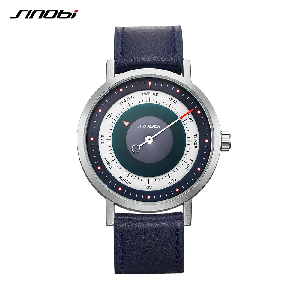 

SINOBI Fashion Creative Men's Watches Luminous Compass Man Sports Clock Climbing Hiking Men's Quartz Wrist Watch reloj hombre