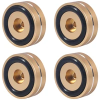 4pcs turntable isolation feet pads aluminum speaker spikes stand foot cones base mat for o sound amplifier