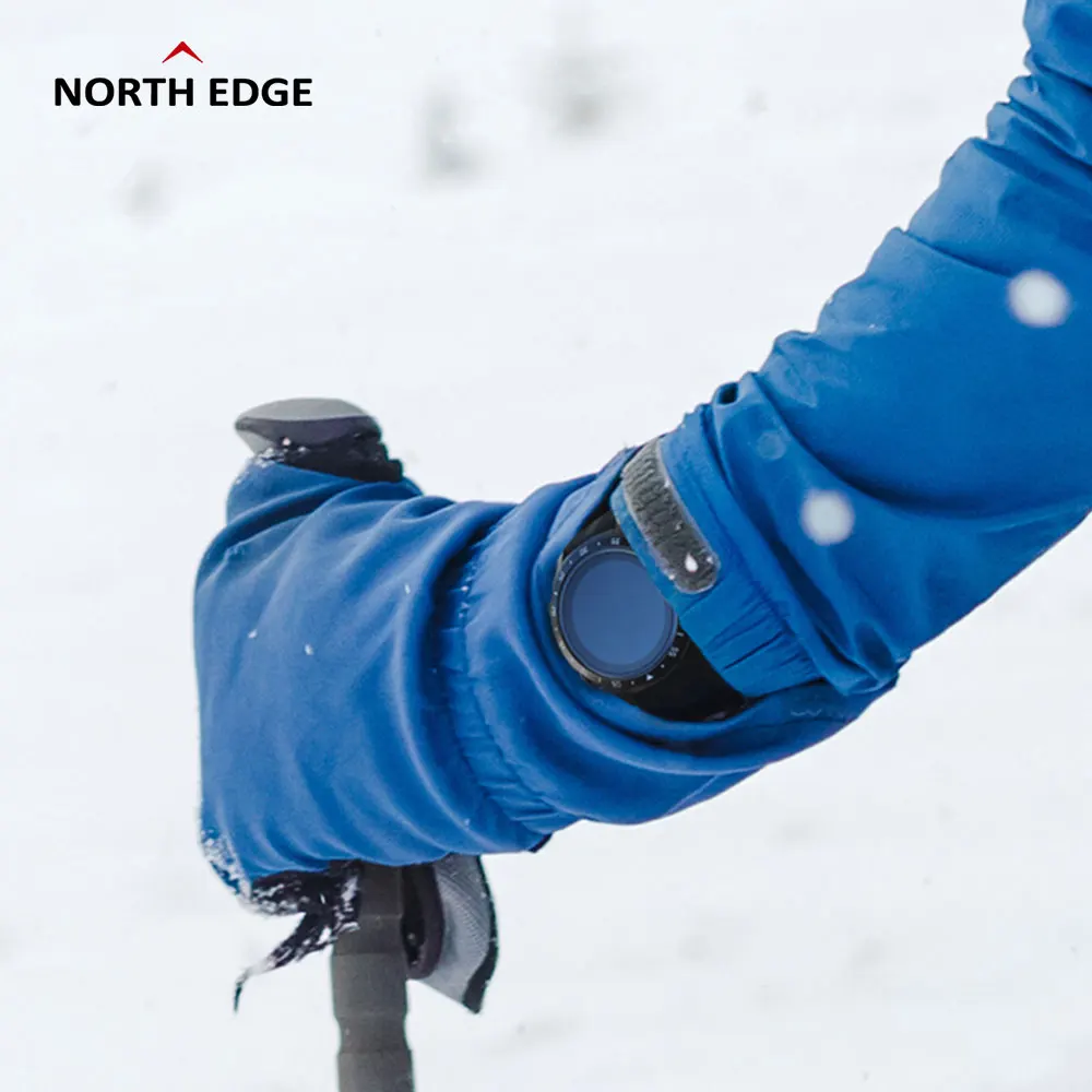 Оригинальные Смарт часы North EDGE GPS мужские с компасом Bluetooth вызовом сердечным
