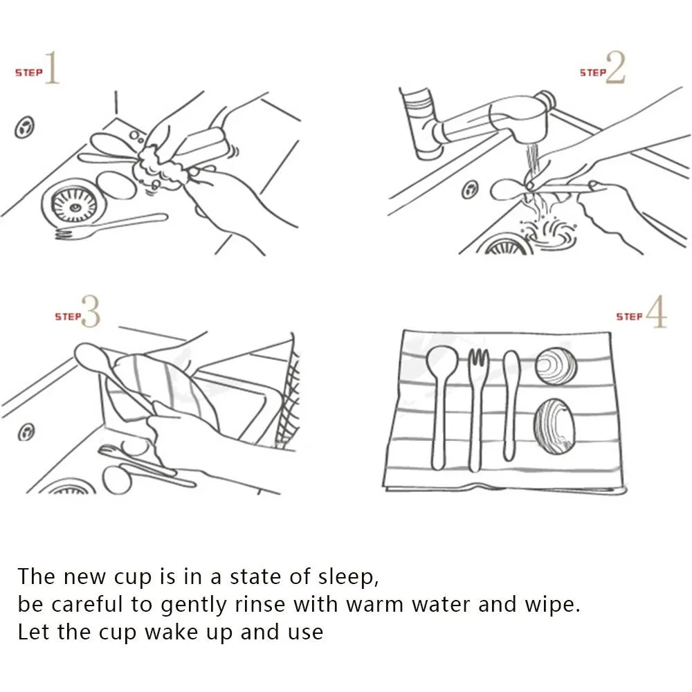 Оригинальная натуральная деревянная ложка Бамбуковая кухонная посуда для