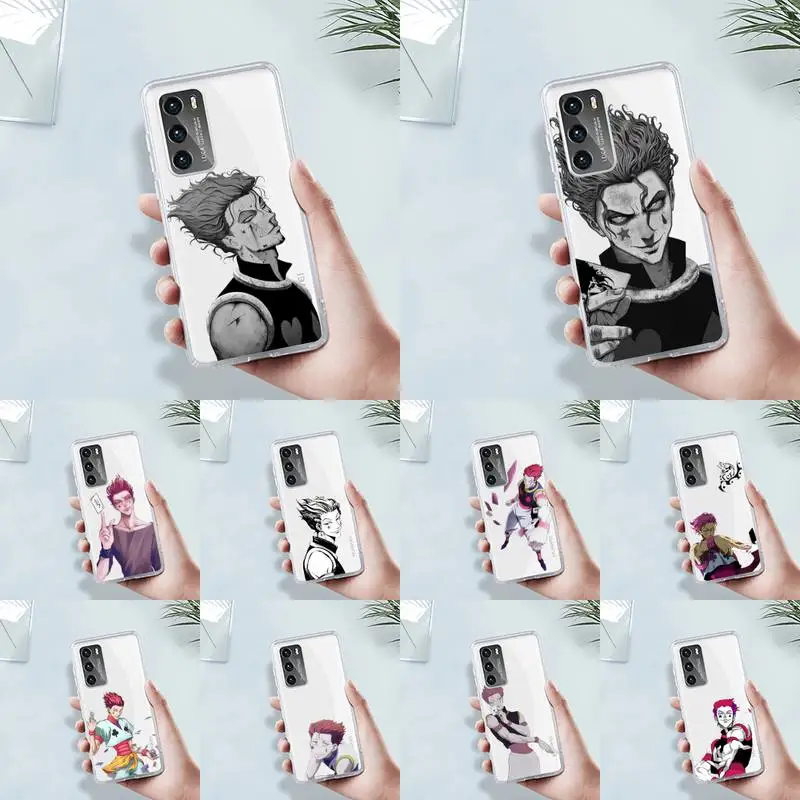 

Hunter X Hunter Killua Zoldyck Phone Case Transparent For Huawei 8 7 6 5 4 3 2 pro SE i E Soft TPU Clear Mobile Bags Coque