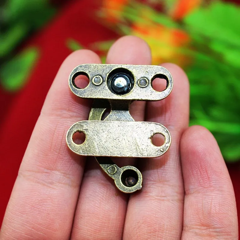 29x33 мм мебель блокированная коробка чемодан тумблер защелка пряжки бронзовый тон