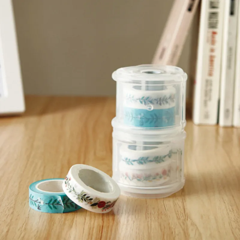 Простой Резак для ленты Washi офисные принадлежности прозрачный держатель сделай