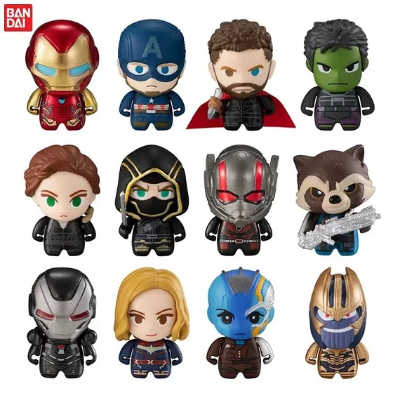 

Bandai Marvel Series Avengers Captain America Black Widow Thor Hawkeye Ornaments Gacha