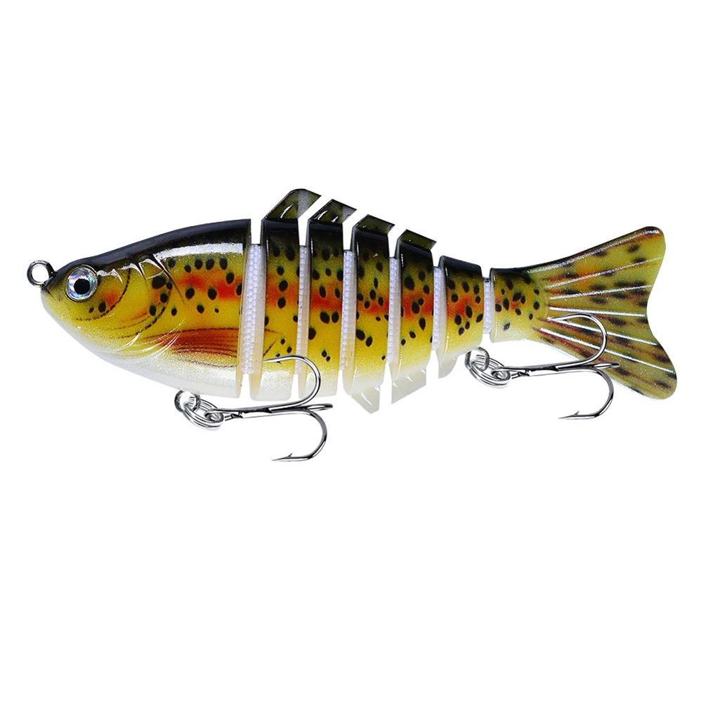 

10cm Sinking 7 Segment Fishing Lure Multi Jointed Artificial Swimbait Hard Baits Artificial Jig Wobblers Crankbait Fishing