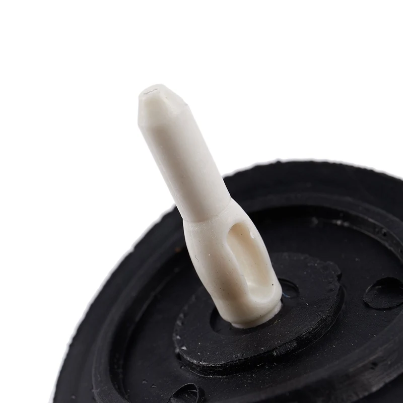 

Food Waste Stopper Spin Lock Sink Drain Strainer 3.1" Dia White Black Plastic