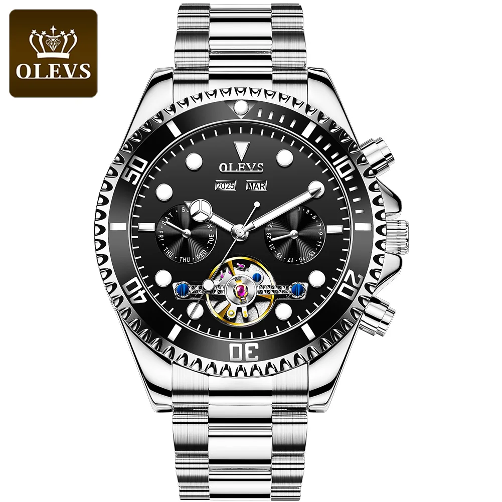 

Mens Watches Top Brand Luxury Fashion Business Automatic Mechanical Watch Gold Green Casual Waterproof Watch Relogio Masculino