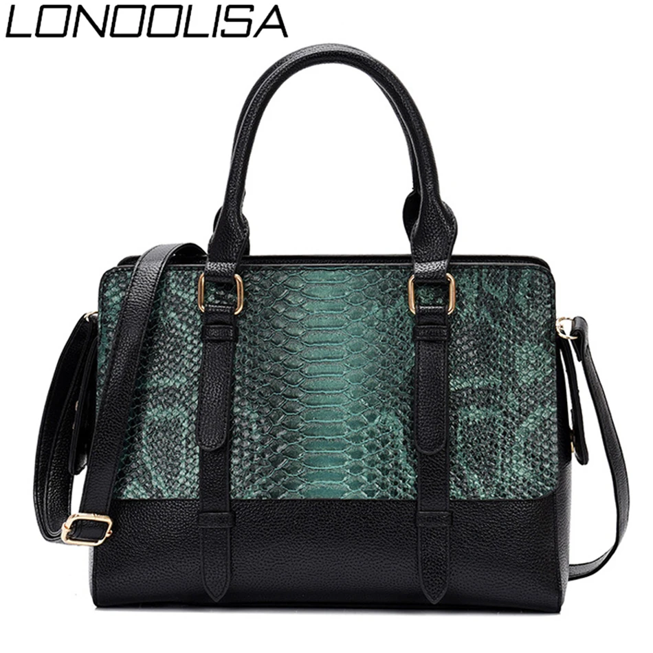 Роскошные ручные сумки со змеиным узором модные большие женские дизайнерские
