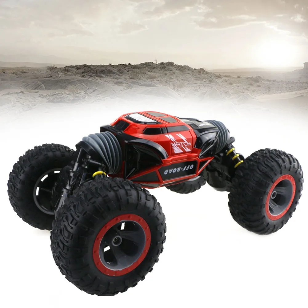 Truck Transform 4WD Toy Off-Road RC Car 2.4G Double Sided Stunt Rechargeable Vehicle Four Wheel Drive Climber Crawler