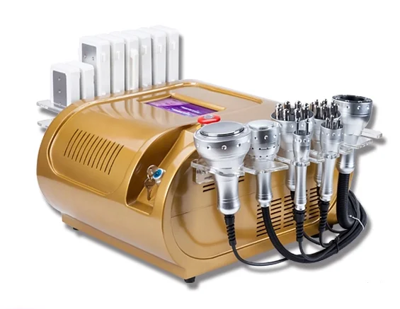 Многофункциональная ультразвуковая кавитация 40K + RF аппарат для похудения/6 в 1