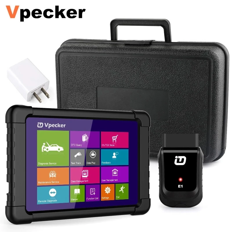 Автомобильный сканер Vpecker E1 OBD2 многоязычный диагностический прибор с Wi-Fi для