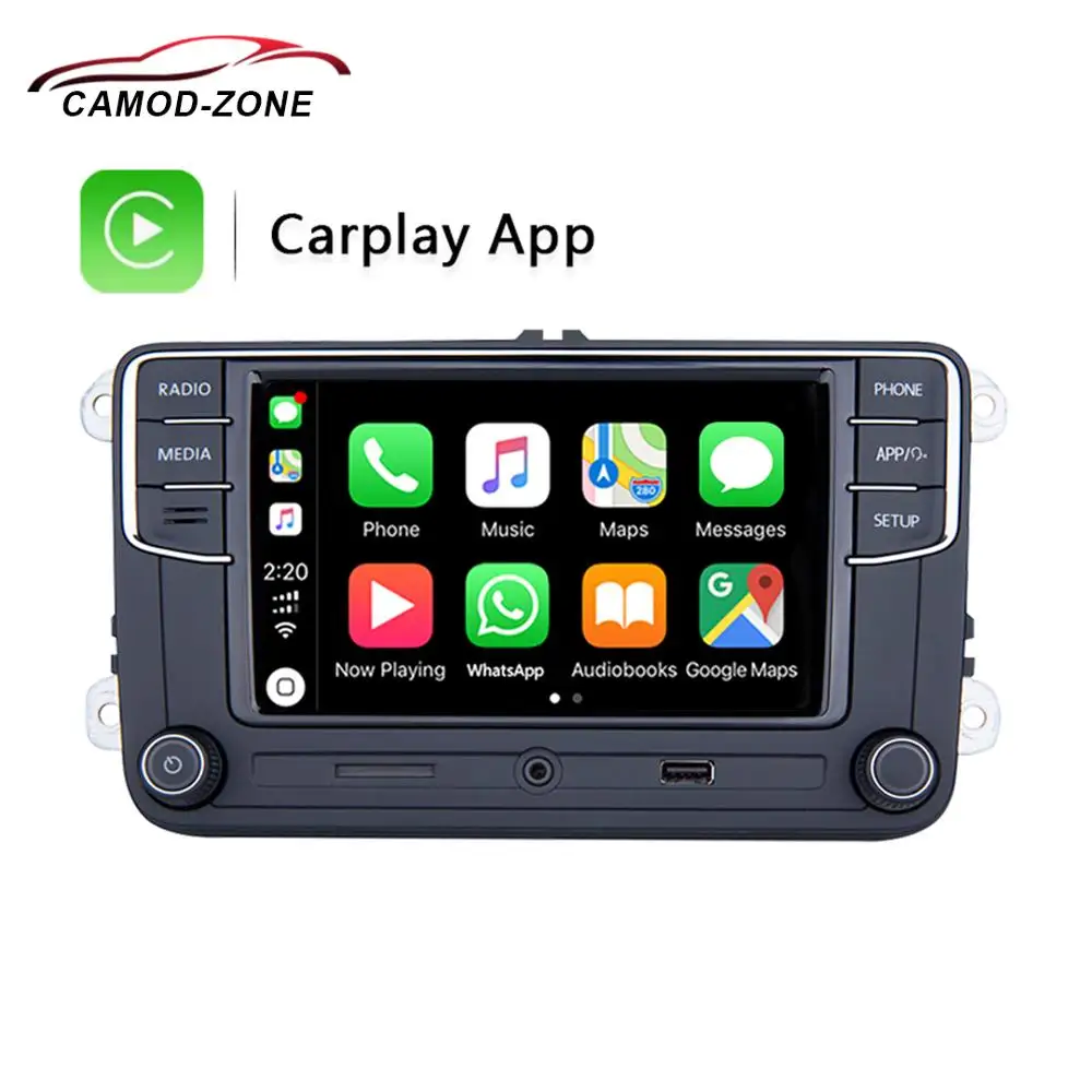 Android Auto Carplay RCD330 Plus RCD330G RCD340G RCD 330 For 6RF 035 187F VW Tiguan Golf 5 6 MK5 MK6 Passat Polo | Автомобили и