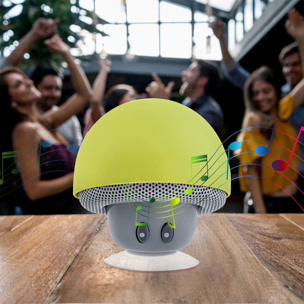 Беспроводной динамик грибной Портативный Bluetooth V2.1 для Android iPhone на открытом