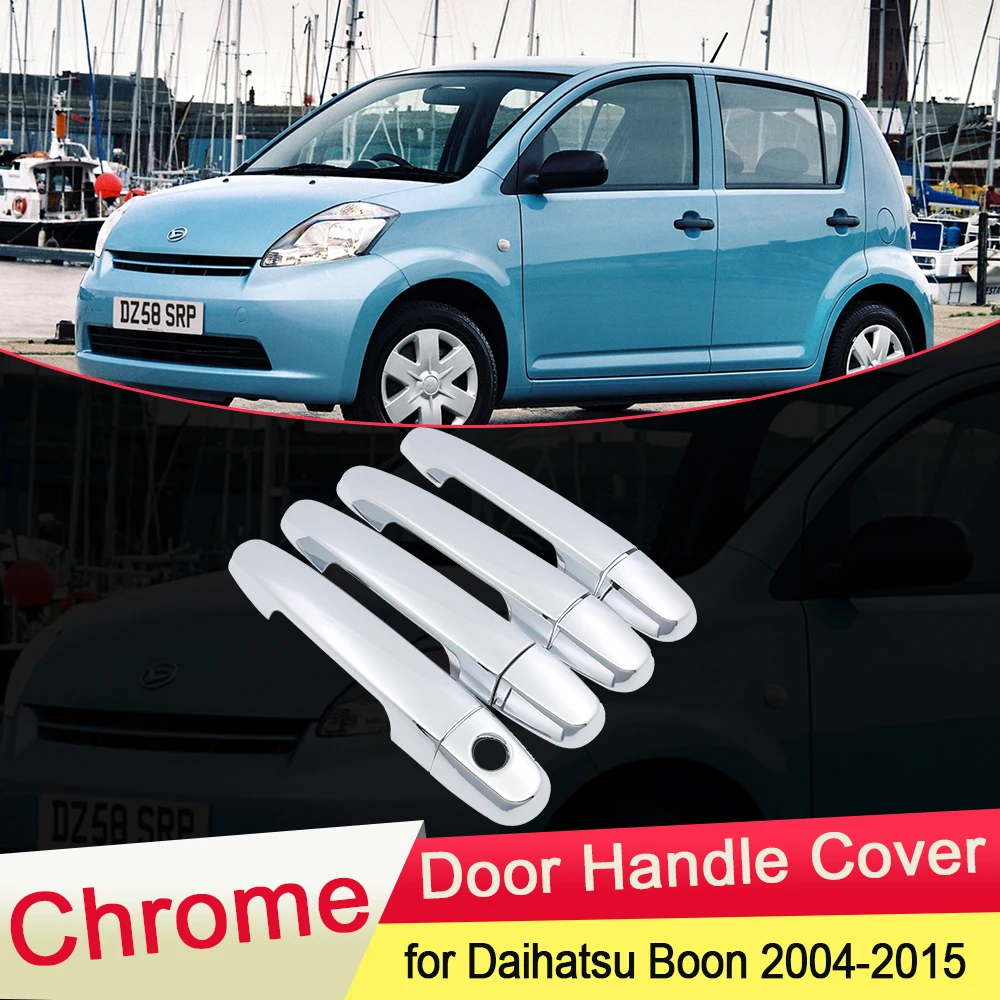 Для Daihatsu Boon Sirion M300 2004 ~ 2015 хромированная дверная ручка накладка набор