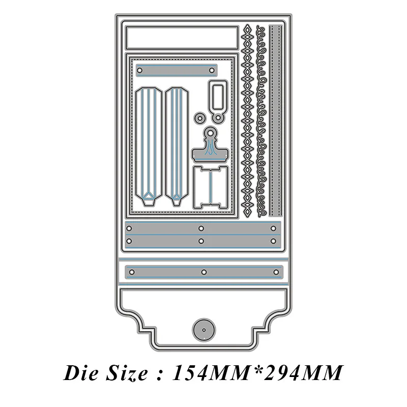 2021 вырезанный фотоальбом Большой набор с отрывными листами металлические плашки