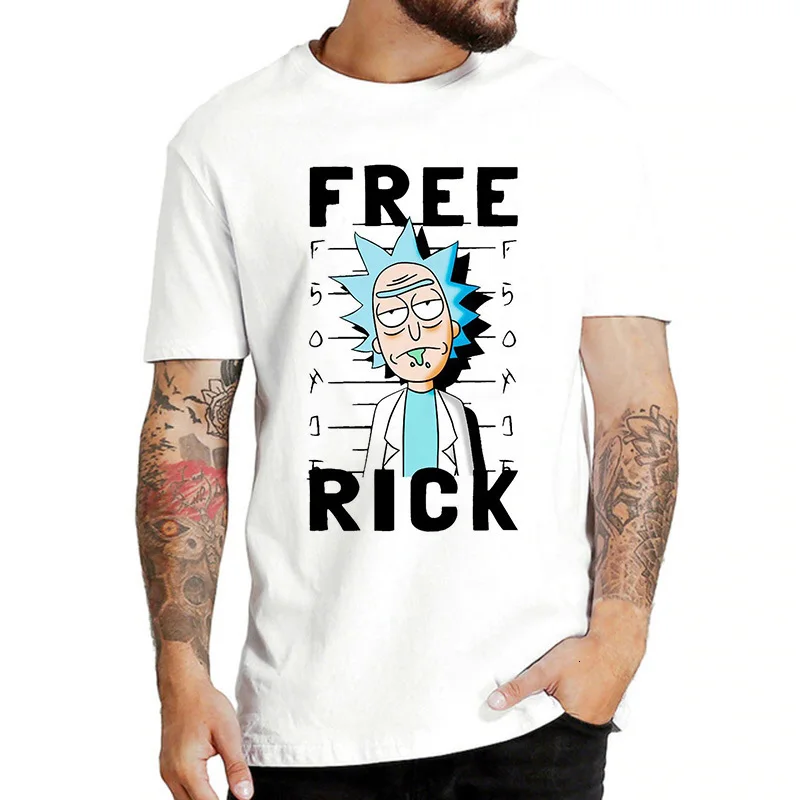 Футболка с забавным рисунком Рика и Морти, для мужчин и женщин, Harajuku, Ricky N marty Ullzang, футболка с графическим рисунком 90 s, футболки для женщин и мужчин