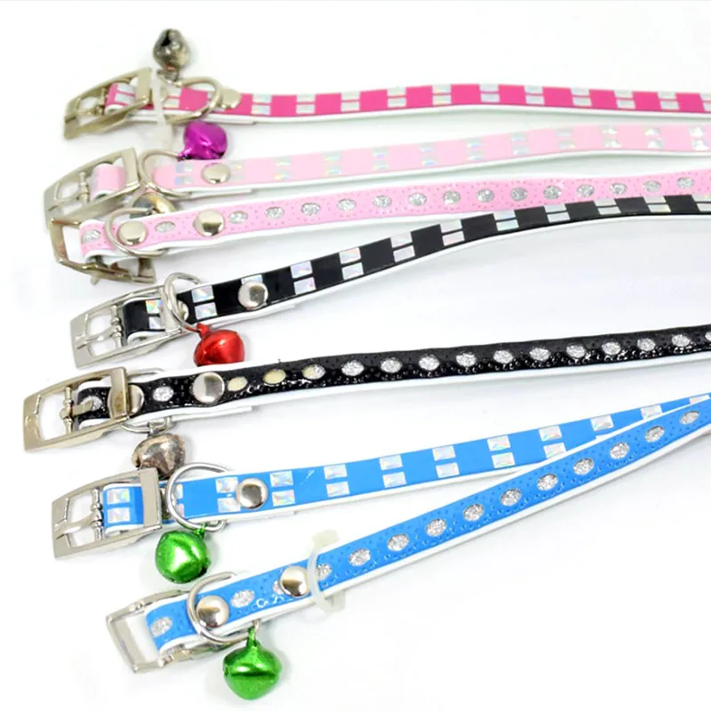 Милый ошейник для кошек с колокольчиком маленьких собак Регулируемый изделие