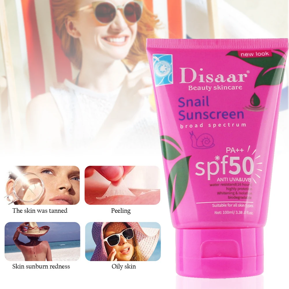 

100ml Summer Sunscreen Lotion Broad Spectrum SPF50 Non-Greasy Face Body Sun Screen Lotion whitening cream Brightening cream