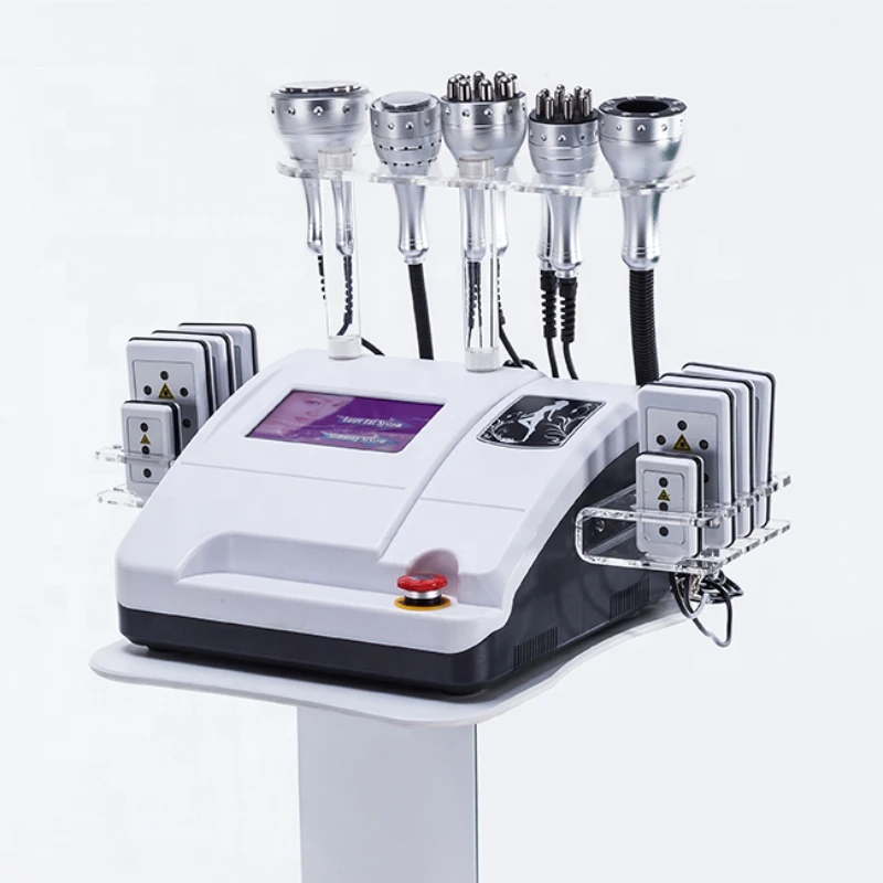 

2021 Latest 8 In 1 Liposuction Vacuum Cavitation Laser Slimming Machine Skin Care Beauty Equipment for Spa Salon
