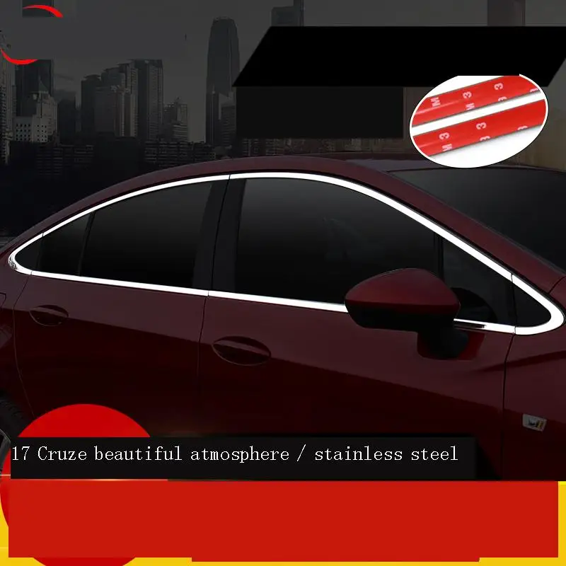 

Para Auto Accesorios Coche Accessoires Voiture Decoration Accessories Exterior Car Sticker Window 2017 2018 FOR Chevrolet Cruze