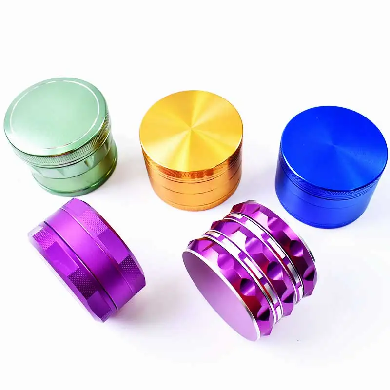 40 мм 4 х слойный мини металлический цинковый сплав Радуга дым Дробилка травы Muller