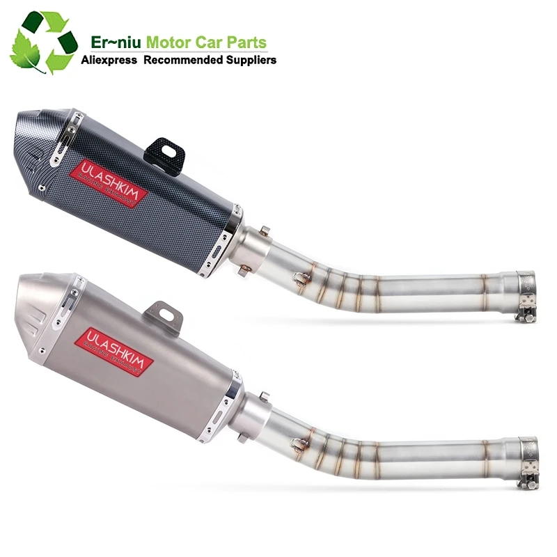 

Motorcycle full System exhaust Muffler Escape middle Link Contact pipe For suzuki GSXR1000 GSX R1000 GSXR 1000 K7 2005 to 2015