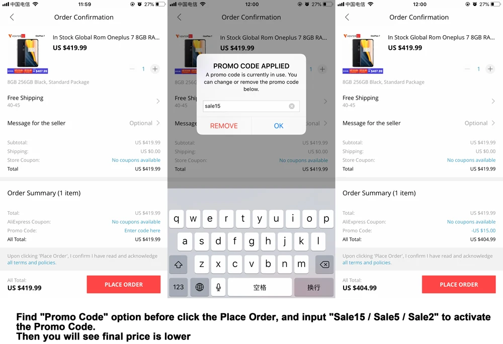 Смартфон OnePlus 7 Pro с глобальной прошивкой, камера 48 МП, Восьмиядерный процессор Snapdragon 855, 6,67 дюйма, 2K+ жидкий AMOLED экран, разблокировка UFS 3,0 промо-код newyear1200 / newyear600