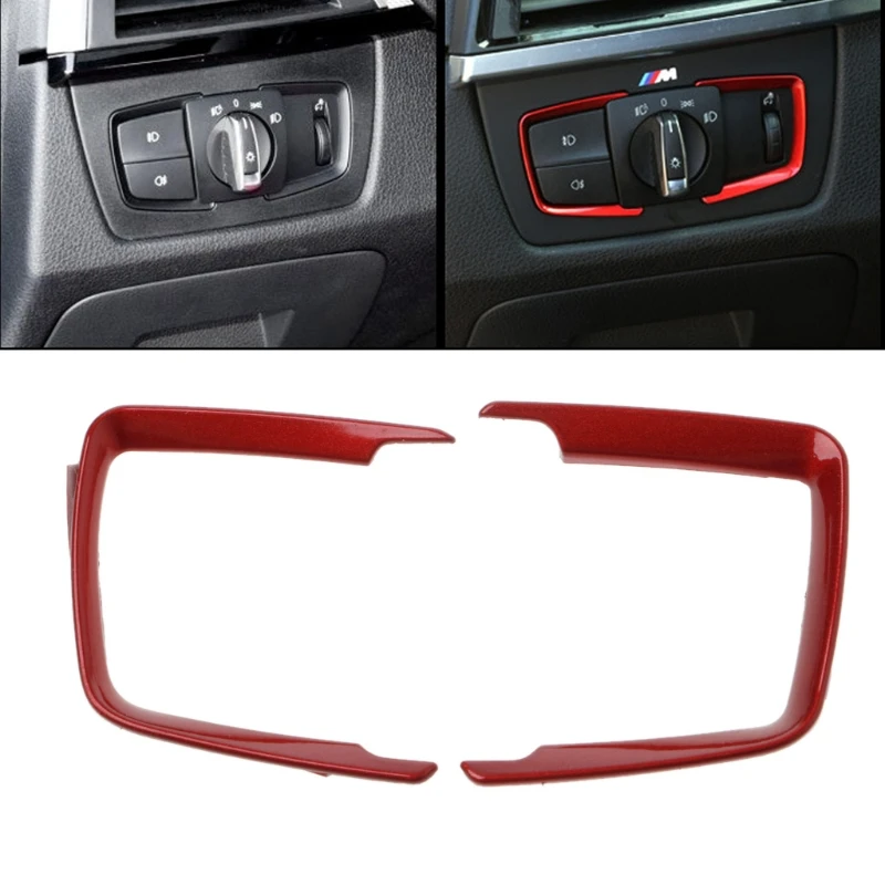 2020 Новый 2 шт. ABS хромированный переключатель фар автомобильный Стайлинг рамка