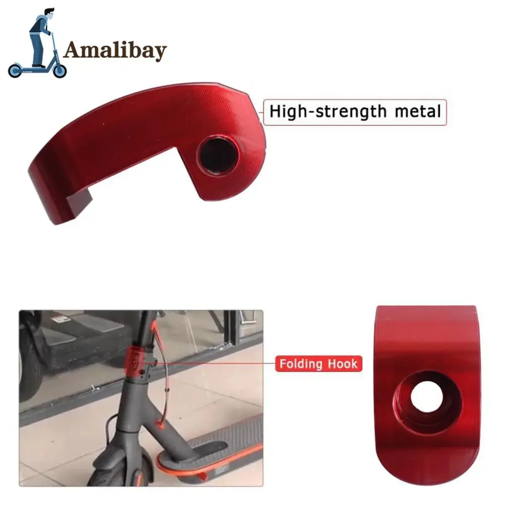 

Reinforced Aluminium Alloy Folding Hook for Xiaomi M365 and Pro Electric Scooter Replacement Lock Hinge Reinforced Folding Hook
