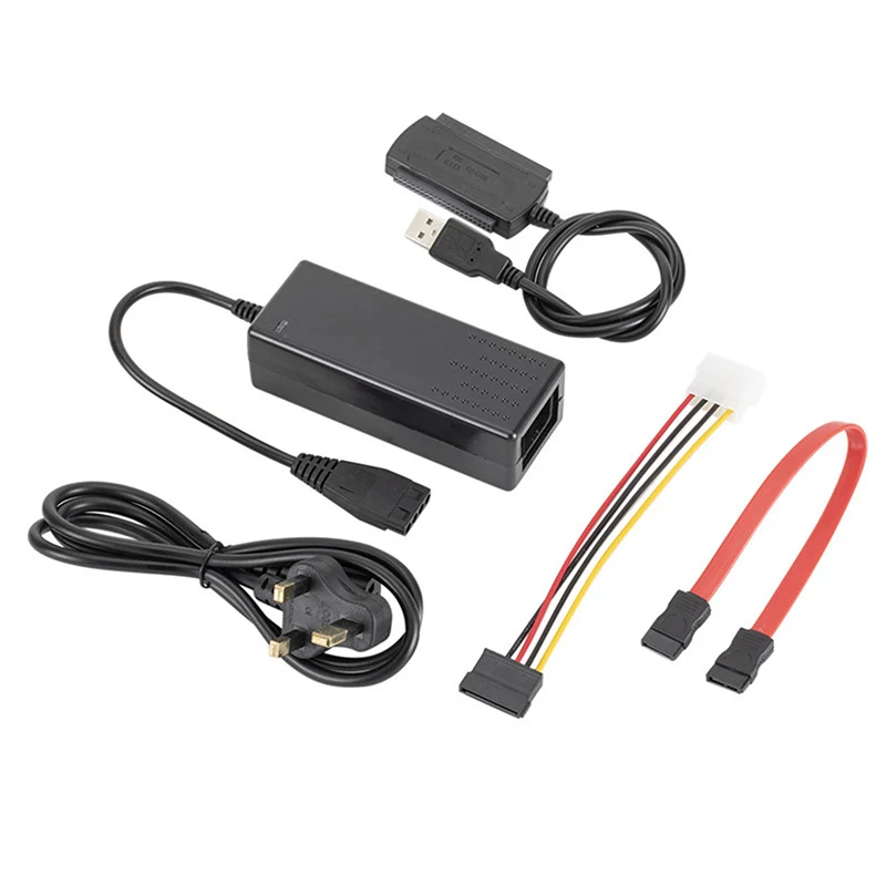 USB 2 0 IDE/SATA адаптер конвертер кабель для 5 3 дюймов жесткий диск SATA HD | Компьютеры и