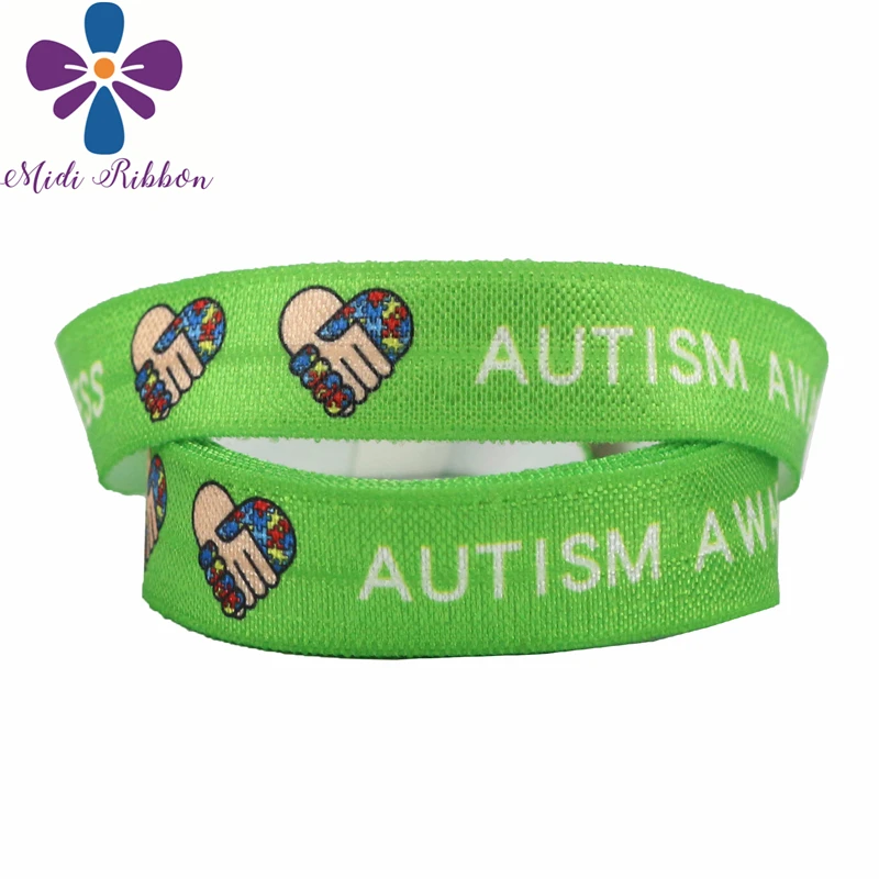 5/8 &quot16 мм мультяшный олень Кот Санта Клаус напечатанный на резинке лента Радуга