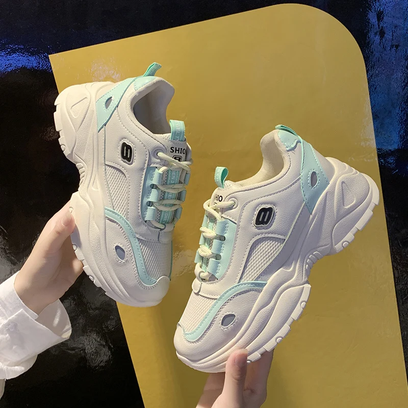 Легкие кроссовки для бега женщин 2019 Повседневная дышащая обувь из сетчатого