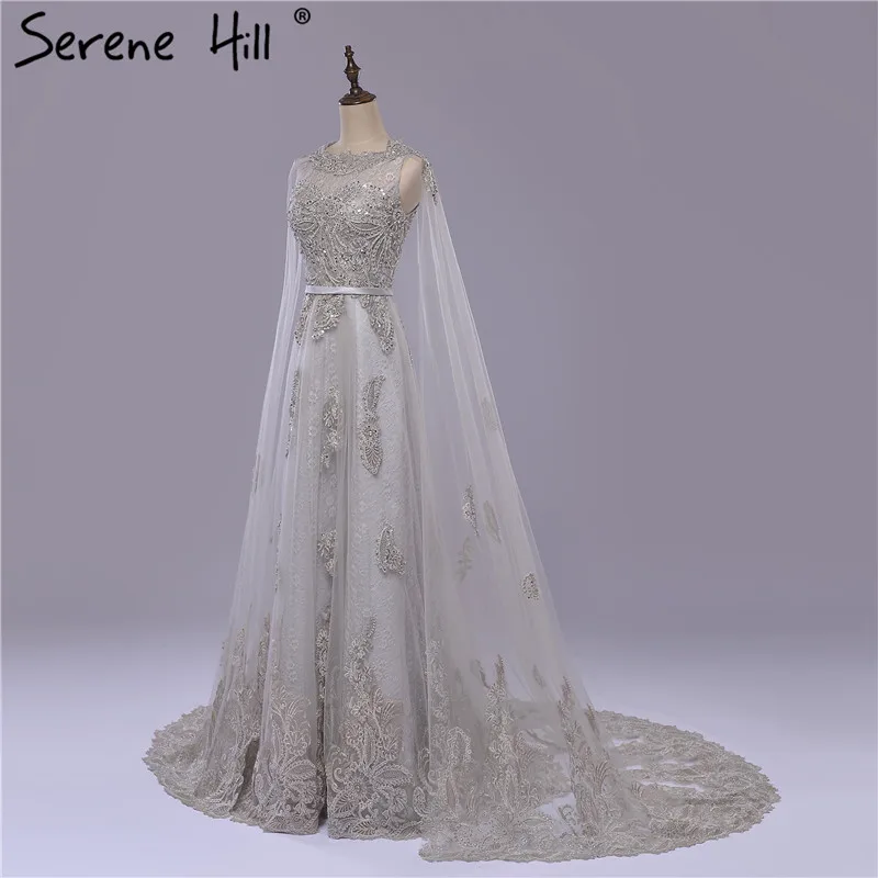 Сереновые холм серые винтажные кружевные свадебные платья с бусинами 2021