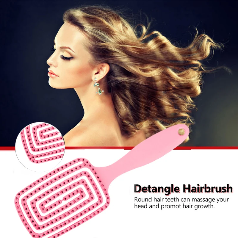 Styton расческа для волос головы Массажная щетка мокрые вьющиеся распутывания
