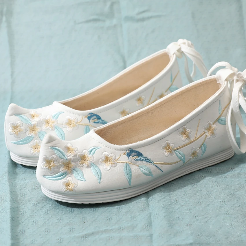 Китайская традиционная сценическая обувь женская национальная танцевальная на