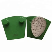 gt98 top quality factory price diamond concrete grinding tools single oval segment grinding shoes polishing pad 12pcs