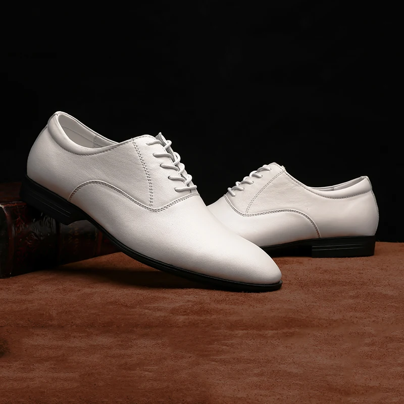 

Zapatos Casuales Para Hombre De Cuero Men's Casual Leather Shoes Man Shoe Causal For Men Flat Sport Mens Fashion Sapato 2020