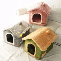 babypet removable dog house cat bed kennel pet bed cat rug house dog bed sofa warm dog house cushion pet product cat house