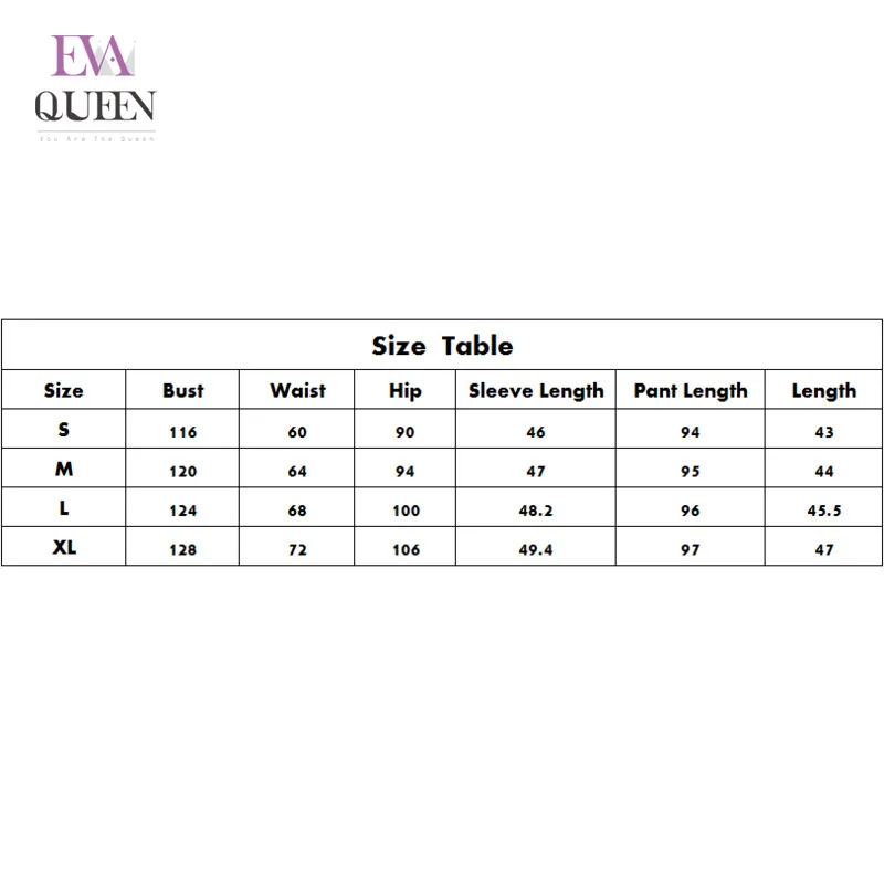 Сексуальный женский комплект EvaQueen из 2 предметов зима 2021 повседневная однотонная