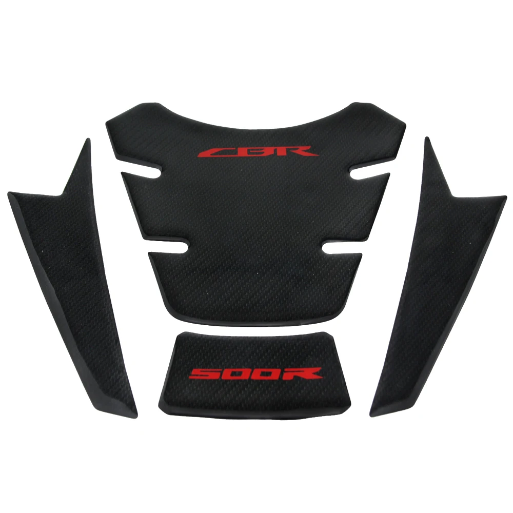 

3D Carbon Fiber For HONDA CBR 500R Motorcycle Fuel Tank Pad CBR 500R 2014 2015 Gel Protective Sticker Design Fuel Tank Sticker