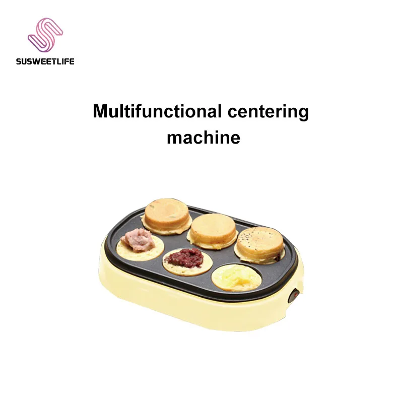 Электрические яйца жареный гамбургер машина красные бобы пирог приготовления
