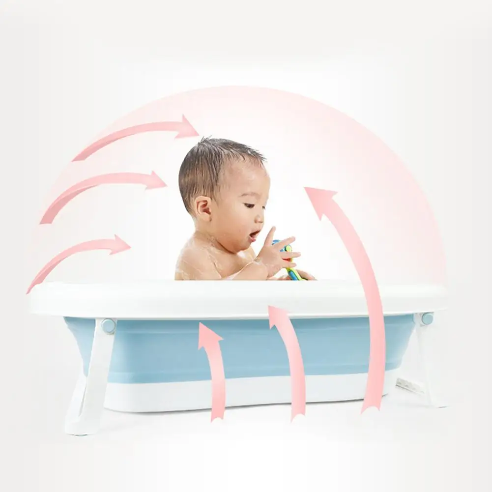 Kidlove детская Ванна портативный Душ бочонок Складной экономии пространства Нескользящие нескользящие для купания новорожденных